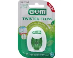 GUM Twisted Floss Fil Dentaire - 30 mètres
