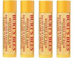 BURT'S BEES - Lip Balm Beeswax - 4 Pak