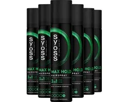 Syoss Max Hold Spray capillaire 6x300 ml Pack économique
