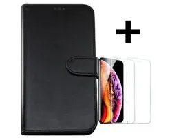 Rico Vitello excellent Wallet Case Geschikt voor Samsung Galaxy A21S + gratis screenprotector kleur Zwart