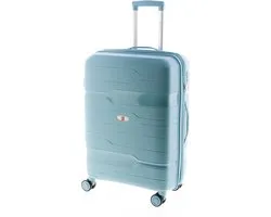 Gladiator Boxing Middelgrote Koffer - 67 cm - 70/80 liter - Expandable - TSA slot - Lichtblauw