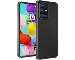 Étui adapté pour Samsung A51 housse noir - coque arrière - protection optimale - noir