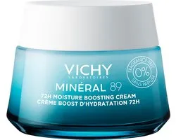 Vichy Minéral 89 72u Hydraterende Boost Crème Zonder Parfum - Hydrateert en versterkt de huidbarrière - 50ml