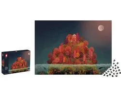 Janod - Kidult puzzel - De rode herfstkleuren - 2000 Stukjes