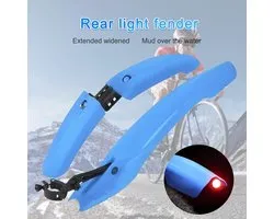 mountain bike highway bicycle barrier Release Mountain Bike Mudguard Bicycle Mudguards Bicycle Mudguards Cycling Mountain Bike Protectors With Light for Bicycle Accessories