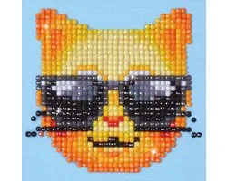 Dimaond Dotz® Kool Kat - Peinture au diamant (15x15 cm)