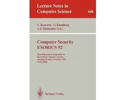 Computer Security - ESORICS 92