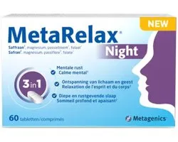 Metagenics MetaRelax Night 60 tabletten