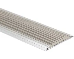 Rubrion | Profilé nez de marche - PVC | Gris | LxL=1500x42 | Hauteur 3,8mm