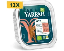 Yarrah dog alu bio pate chicken / salmon with seaweed NL-BIO-01