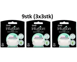 Wilkinson Blades Intuition 2in1 Sensitive Care 9pcs Scheermesjes 9stk