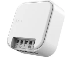 KlikAanKlikUit MACM-1800 Matter Inbouwschakelaar voor verlichting - Slimme schakelaar werkt met Apple home & Google home - Gratis App - Wit
