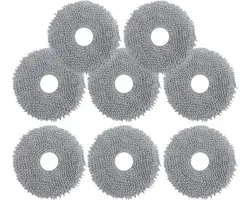Tampons de serpillière lavables et réutilisables pour les aspirateurs robots Roborock Saros 10R/Saros Z70/Qrevo Pro/Qrevo S et QV 35A.