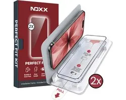 Protection d'écran - Compatible avec Apple iPhone 17 - 2 Pièces - Avec aide au montage - Perfect Fit Kit - Application sans bulles - Verre trempé - Verre de protection - Tempered Glass - Screen Protector - Case Friendly