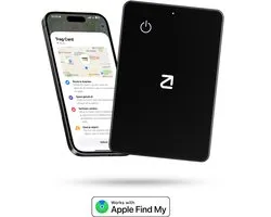 Trag Card - Bluetooth tracker voor portemonnee - Werkt met Apple Find My - Draadloos oplaadbaar - Wallet tracker - Aircard