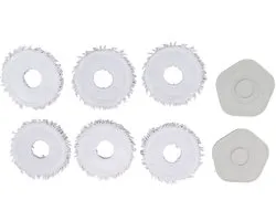 Dailygoods- Mop Pads Vervangbaar - Compatibel met Dreame Bot W10 - Eenvoudig te Onderhouden - Sterke Absorptie - Stofreductie - Essentiële Accessoires - Mopdoeken