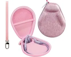 Étui rigide pour écouteurs à conduction osseuse, compatible avec OpenRun Pro 2 et OpenSwim, protection et portabilité (Rose)