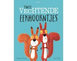 Twee vechtende eekhoorntjes