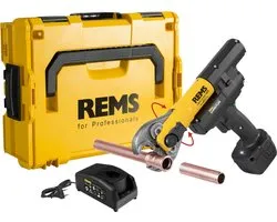 Rems Mini Press 14V ACC Basic Pack draadloze radiaalpers 14,4 V 22 kN ( 578013 R220 ) + 1x herlaadbare batterij 2,5 Ah + lader + L-Boxx