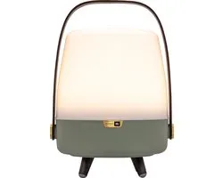 Kooduu Lite-Up Play Mini - Draagbare Speaker Lamp - Krachtig Geluid - Warm Wit Licht - Petroleum