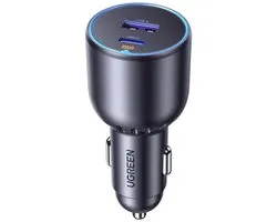 CHARGEUR ALLUME-CIGARES UGREEN USB C 63W 45W+18W Chargeur auto USB C 12V PPS Compatible avec iPhone 17/17 Pro/17 Pro Max/16/15/14/13/12, MacBook Air, S24/S25, Navigation GPS