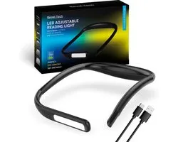 Lampe de cou Regal Tech - lampe de lecture - Lampe de lecture rechargeable - Dimmable - Réglable - Zwart