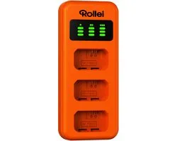 Rollei lader voor 3x Sony NP-FW50 accu