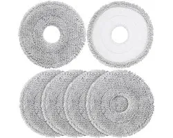 Tapis de serpillière de rechange adaptés pour Dreame L10 Ultra/L10S Pro/L10S Ultra/L10S Pro Ultra Heat/L10 Prime/L20 L30 L40 L50 Ultra/X30 X40 X50 Ultra et adaptés pour les séries T3OS/T50 et les aspirateurs robots Mova P10/P50 - lot de 6