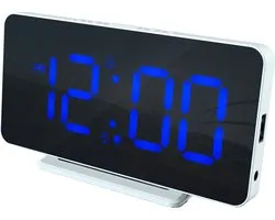 Caliber wekker, twee alarmen, blauw