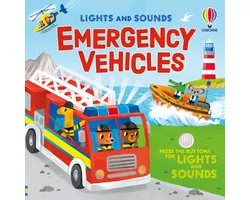 Lights and Sounds Books- Lights and Sounds Emergency Vehicles