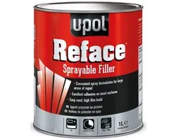 U-POL REFACE 2K Polyester Spuitplamuur 1 liter
