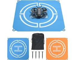 aceyoon Drone landingsplaats 20 inch (50 cm), draagbaar, dubbelzijdig waterdicht (2 x 3 opvouwbaar), Fast-Fold Helipad voor DJI Mavic 4 Pro, Flip, Neo, Mini 5 Pro, Mini 4 Pro, Mini 3 Pro, Mini 4K, Air