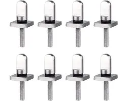 Lyreh Stainless Steel Fin Screws, No Tools Needed Thumbfin Screws for Surfboards Surface Accessories for Men Women Surfboard Sup Paddleboard Longboard