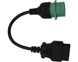 OBD2 naar J1939 Type 2 Adapterkabel voor Trucks, GPS, ELD en Diagnosetools - 16Pin naar 9Pin Plug