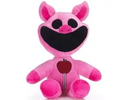 Poppy Playtime Smiling Critters (Roze) Pluche Knuffel 32 cm - Monster Knuffels - Speelgoed voor Kinderen Jongens Meisjes - Roblox Game Plush Toy - Huggy Wuggy & Kissy Missy