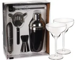 Excellent Houseware 5 pièces avec 4 verres à margarita