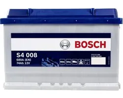 Batterie De Voiture Bosch 12 Volt 74 Ah S4008