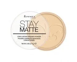Rimmel London Stay Matte Pressed Powder - 001 Transparent - Powder