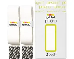 Gribbid Progrip - Hockeystick Grip - Zeemgrip - The Original Dutch Chamois - 2pack Wit