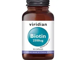 Viridian - Biotin 2500mcg - 90 caps