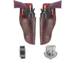JUNLONG - Set de pistolets Cowboy pour enfants - Accessoires
