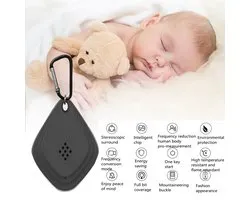 TDR-Portable Ultrasonic Pest Repeller - Insect Control - fonctionne sur USB noir