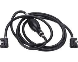 Brandstofslang Kit - Benzinetank Connectoren - Bootmotor Onderhoud - Handpomp Inbegrepen - 30x20x5 cm