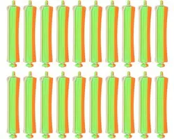 Haarrollers Set - Perm Rods Krulspelden - Haar Krullen - Antislip Ontwerp - 20 Stuks - Zwart