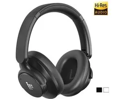 Draadloze Bluetooth Hoofdtelefoon - Gaming Headset - Draadloos - Hybride Noise Cancelling - 500mAh - 60 Uur Luisteren - Natuurlijke Pasvorm - Wit