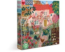 eeBoo English Cottage Puzzle en cubes 1000 pièce(s) Art