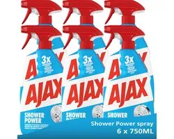 Ajax Spray Shower Power 6 x 750ml - Voordeelverpakking