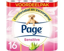 Page Toiletpapier Sensitive Aloe Vera 3-laags 16 stuks