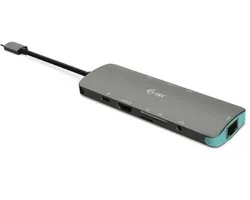 i-tec USB-C Metal Nano Docking Station 4K HDMI LAN + Power Delivery 100 W