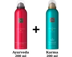 Rituals - Duo Set - Ayurveda Shower Gel 200 ml + Karma Shower Gel 200 ml - Douchegels - Doucheschuim